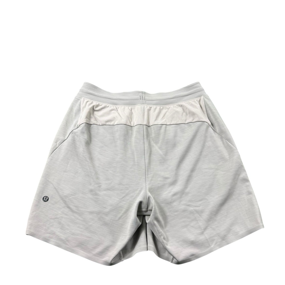 Lululemon The Short Gray Athletic Gym Drawstring Short Size Small